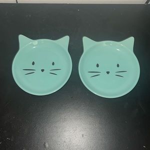 SET OF 2 CAT DISHES 🐈‍⬛